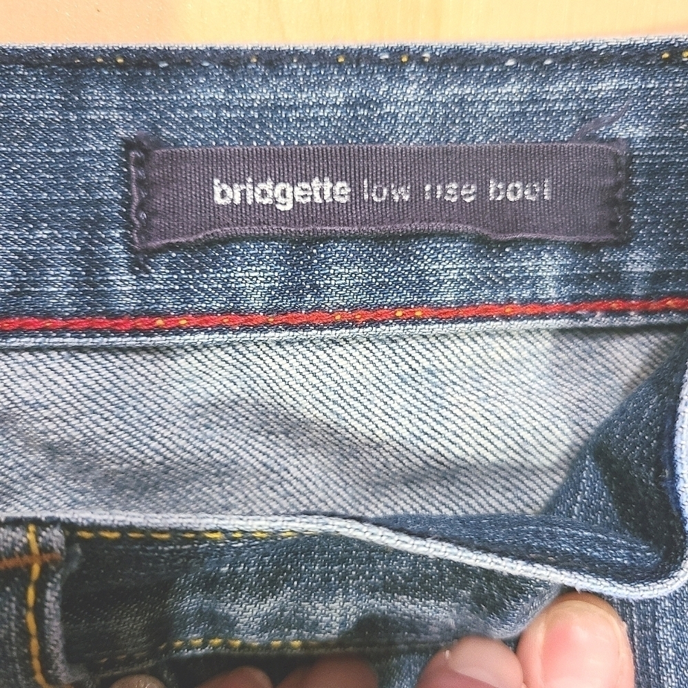 Paper Denim & Cloth Jeans Bridgette Low Rise Bootcut Wide Leg Medium Wash Baggy - Picture 4 of 11